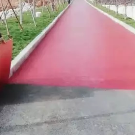 佳木斯​ 彩色路面喷涂翻新是一种低成本